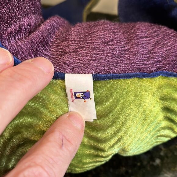 Purple Dragon large Plush Stuffed animal Toy ,Manhattan Toys. Size 13” - Picture 8 of 10